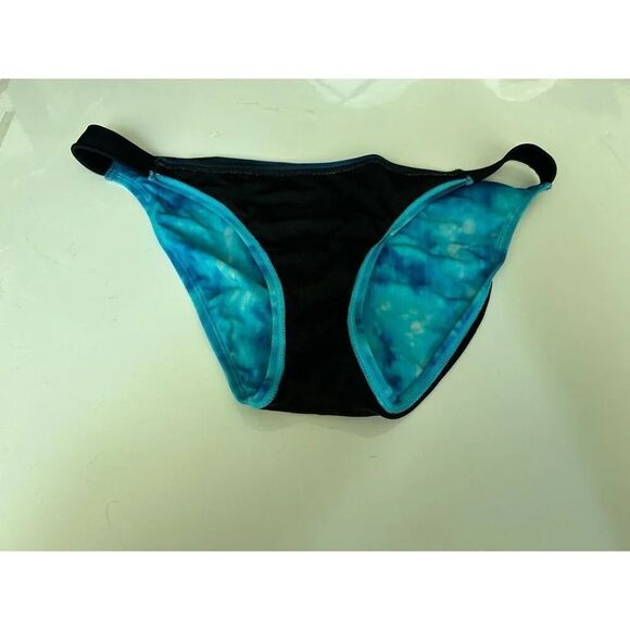 Athleta Women's Blue Tie Dye Bali Bikini Bottom - Picture 4 of 6